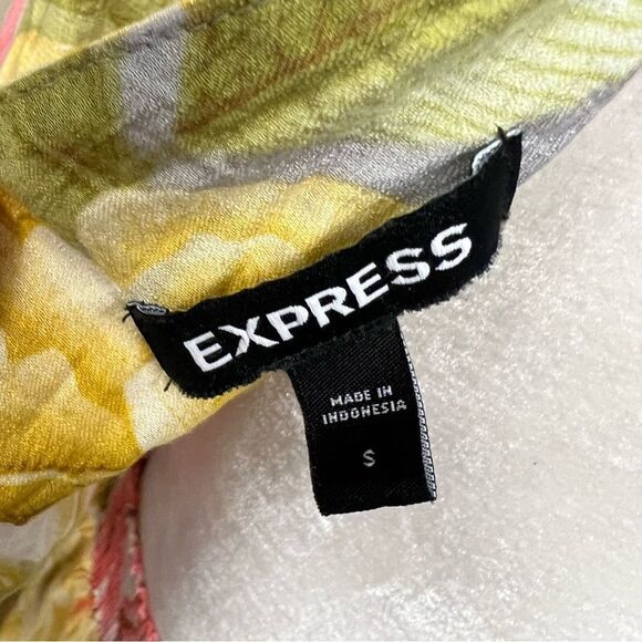 - Express floral print open back midi dress size Sm - Picture 8 of 8